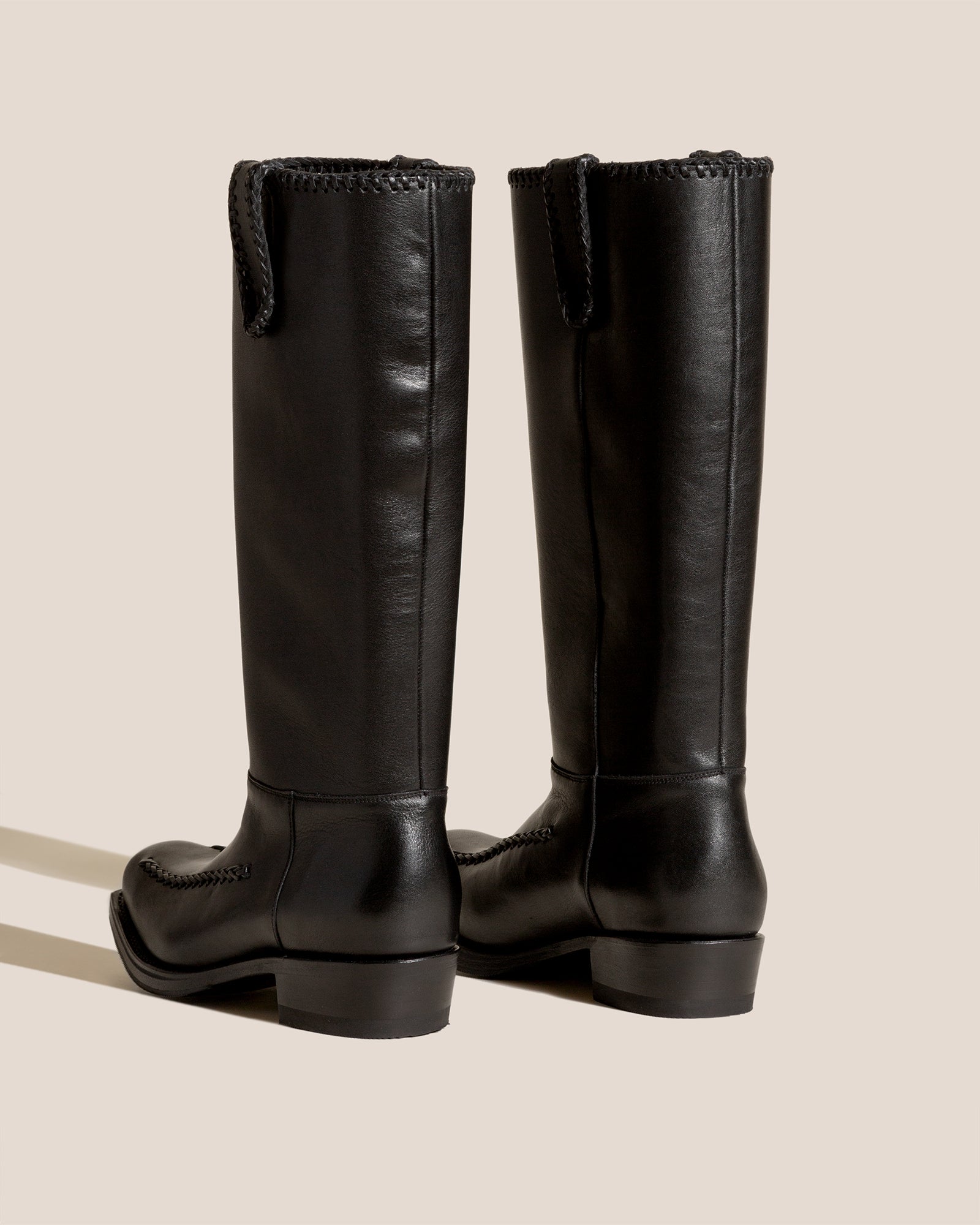 【aya】herlipto Square Toe Long Boots Square Toe Long Boots