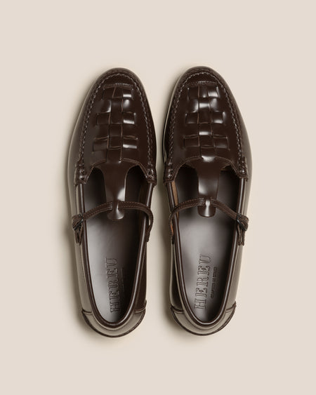 ROQUETA - Slingback T-bar loafer – Hereu Studio