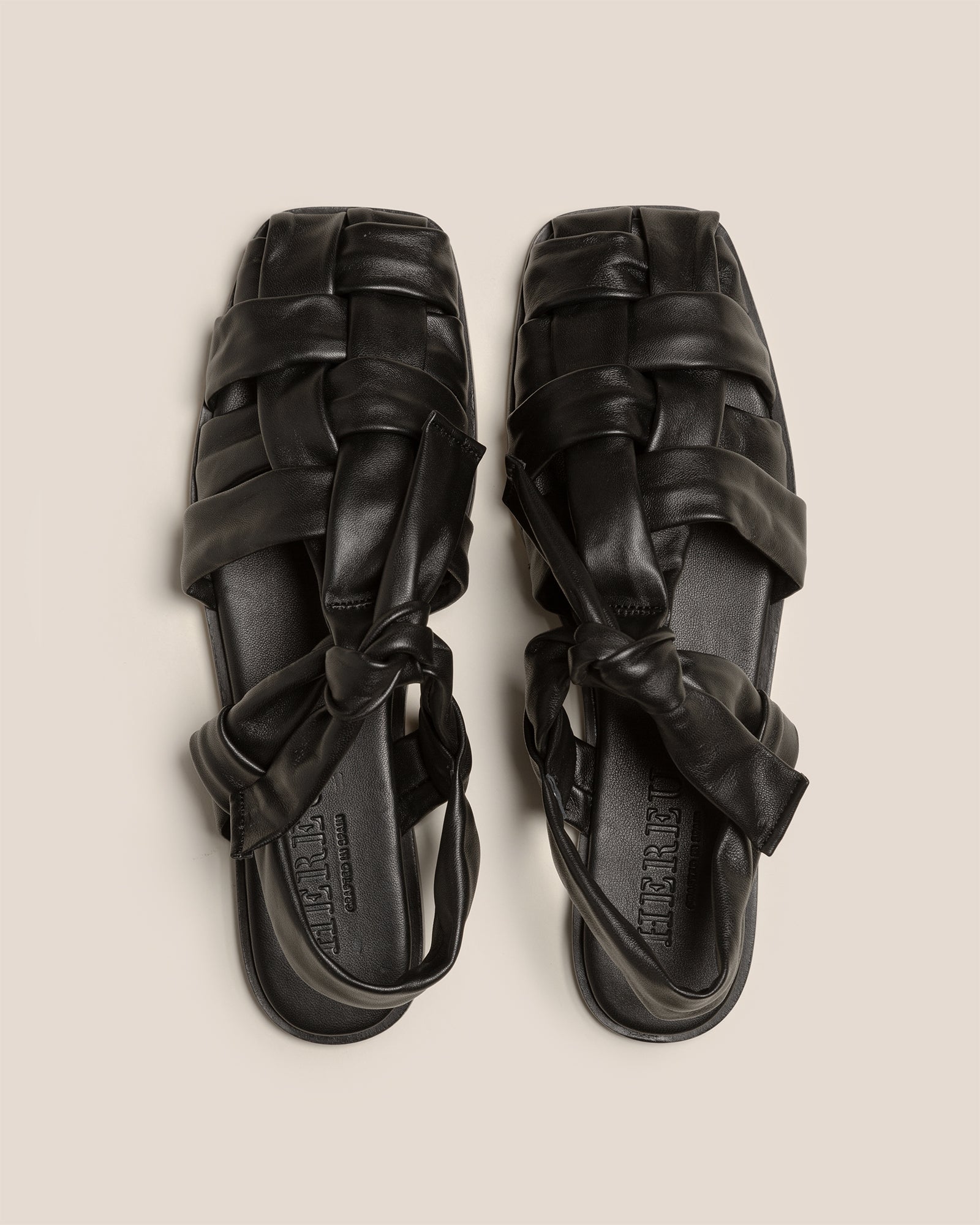BENA - Interwoven Knotted T-bar Sandal