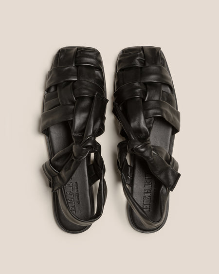 BENA - Interwoven Knotted T-bar Sandal