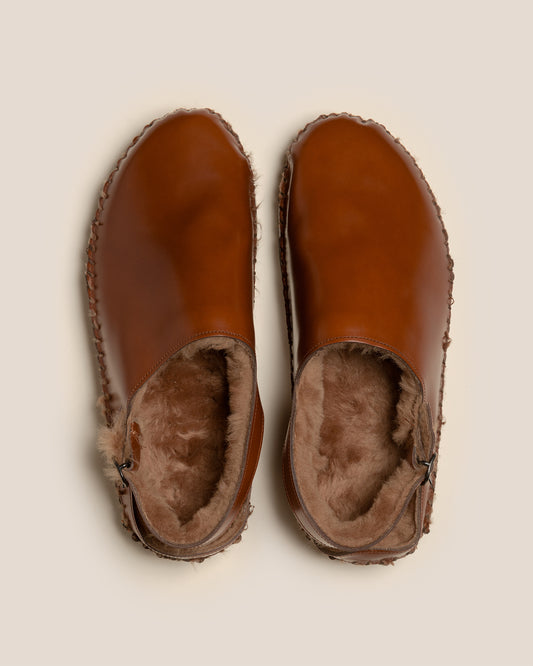 CARGOL SHEARLING - FOR ALL - Whipstitched Slingback Clog