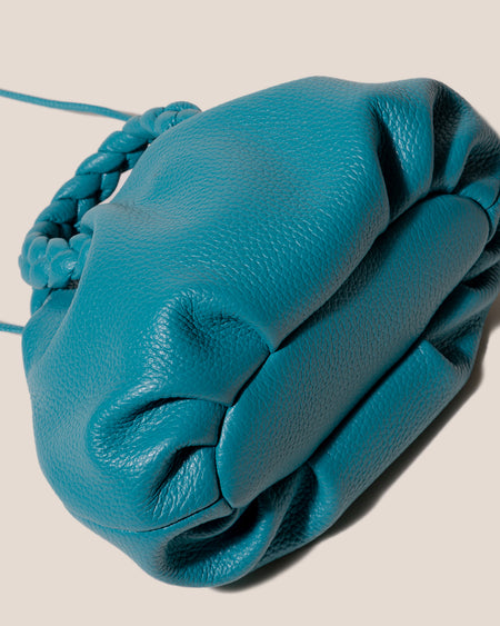 BOMBON GRAINY - Plaited-handle Leather Handbag