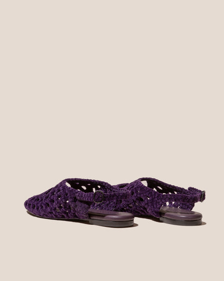 EMPURIA VELVET - Woven Slingback Sandal