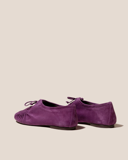 COVETA SUEDE - Pleated Lace-up Loafer