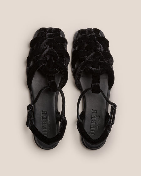 CABERSA VELVET - Padded Fisherman Sandal
