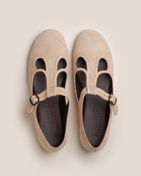 ONDARA SUEDE - Flat Cut-out Shoe