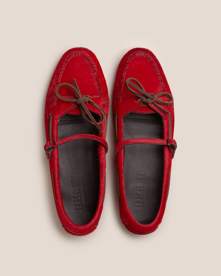 LOREA CALF HAIR - Mary Jane Loafer