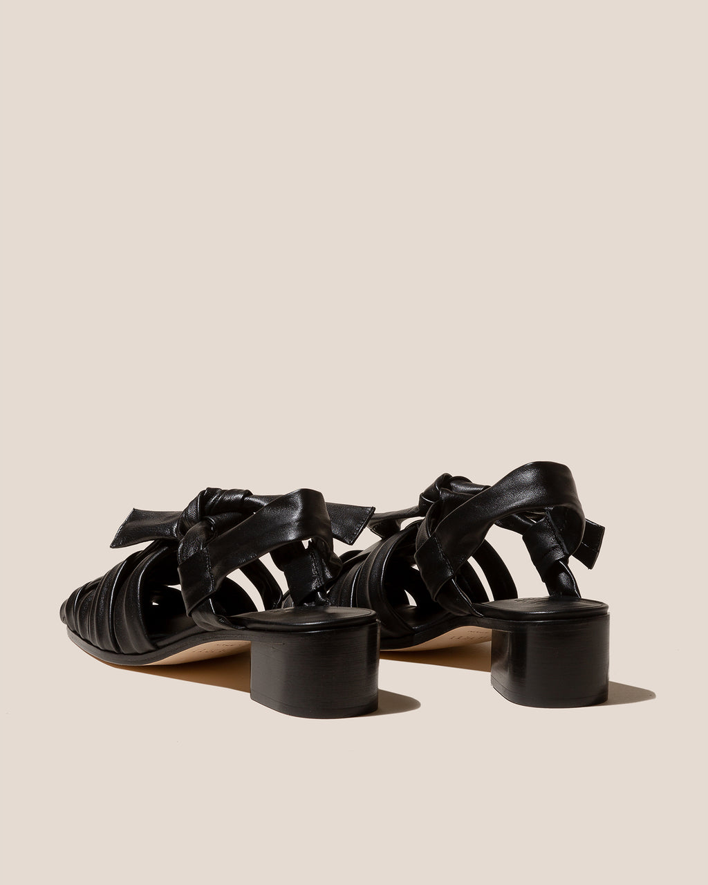 BENA HEELED - Interwoven Knotted T-bar Heeled Sandal