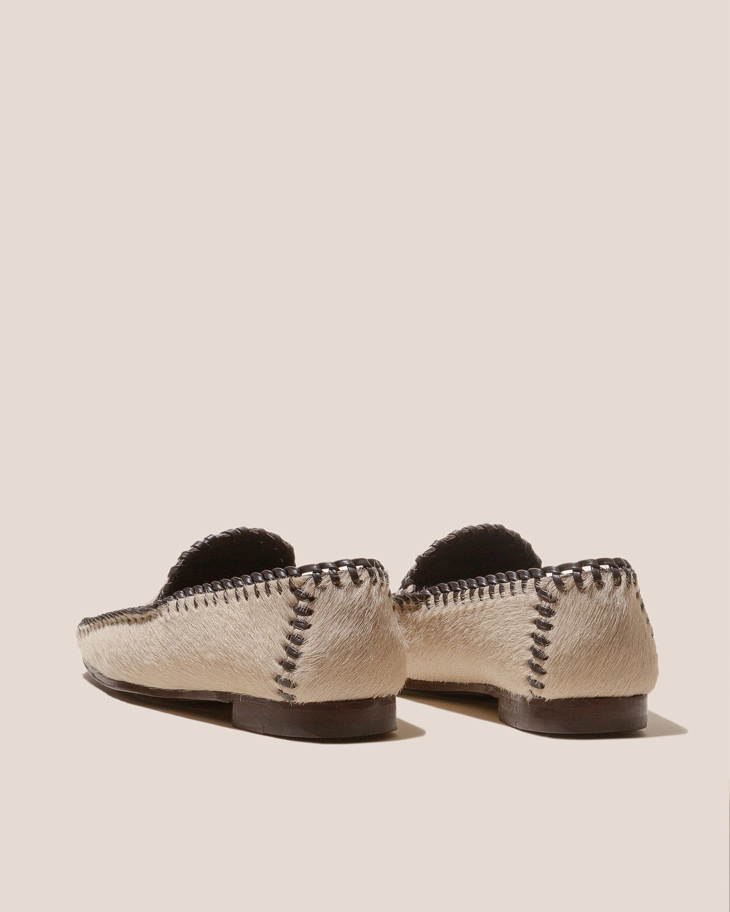 SOLLERIC CALF HAIR - Braided Seams Pull-on Loafer