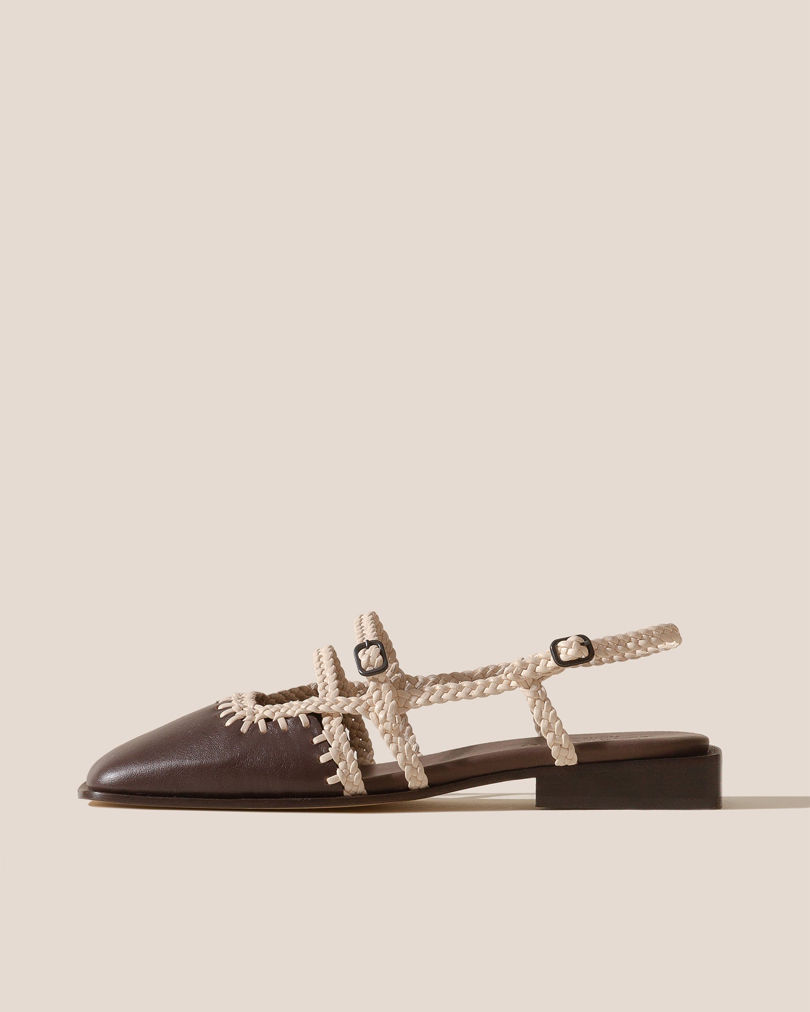 ADRATA - Woven Square-Toe Sandal