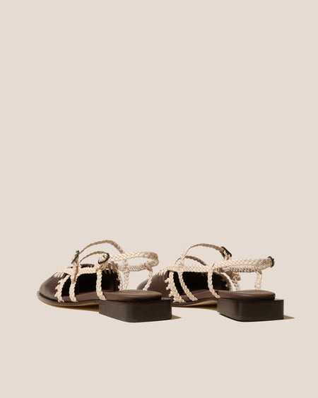 ADRATA - Woven Square-Toe Sandal