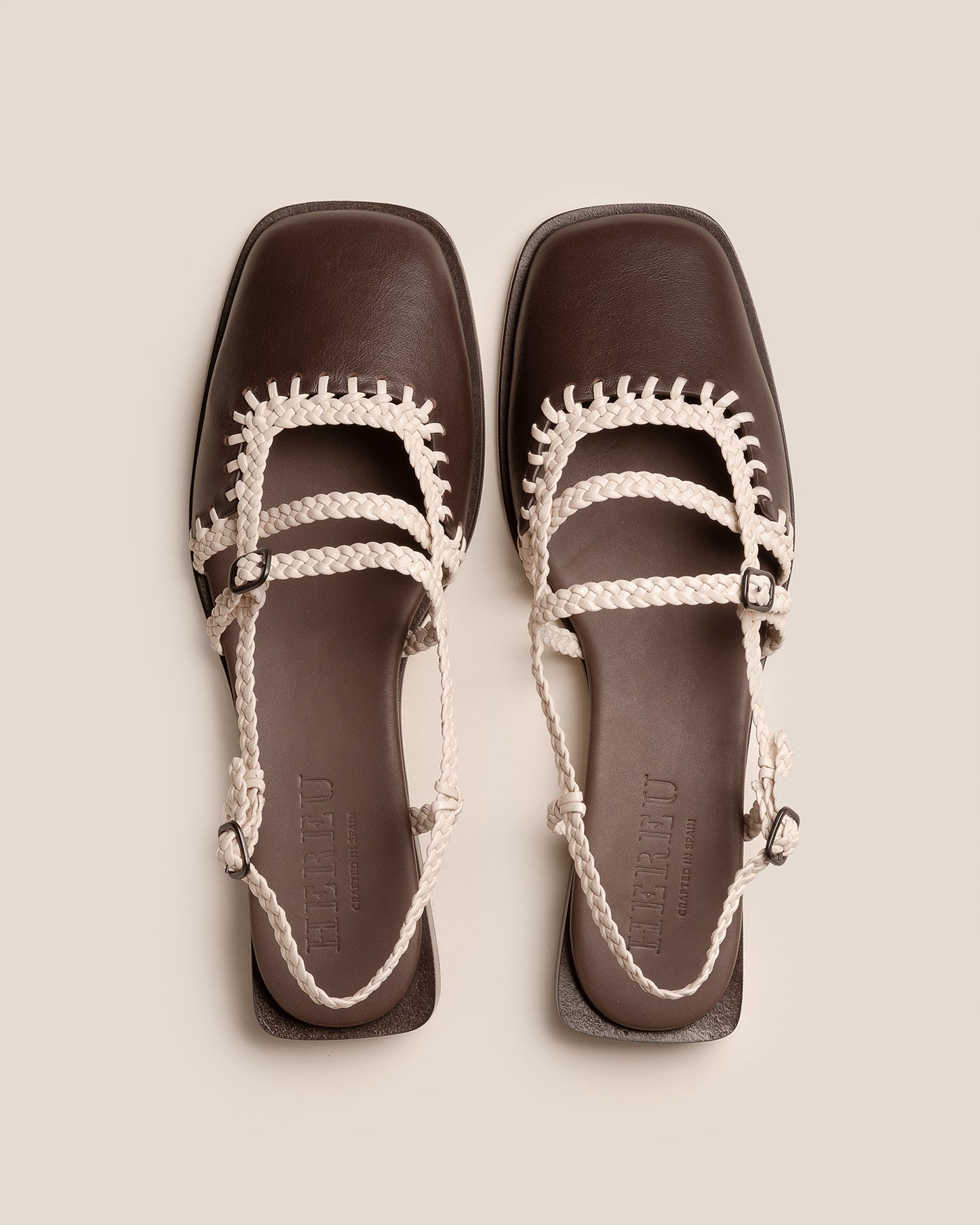 ADRATA - Woven Square-Toe Sandal
