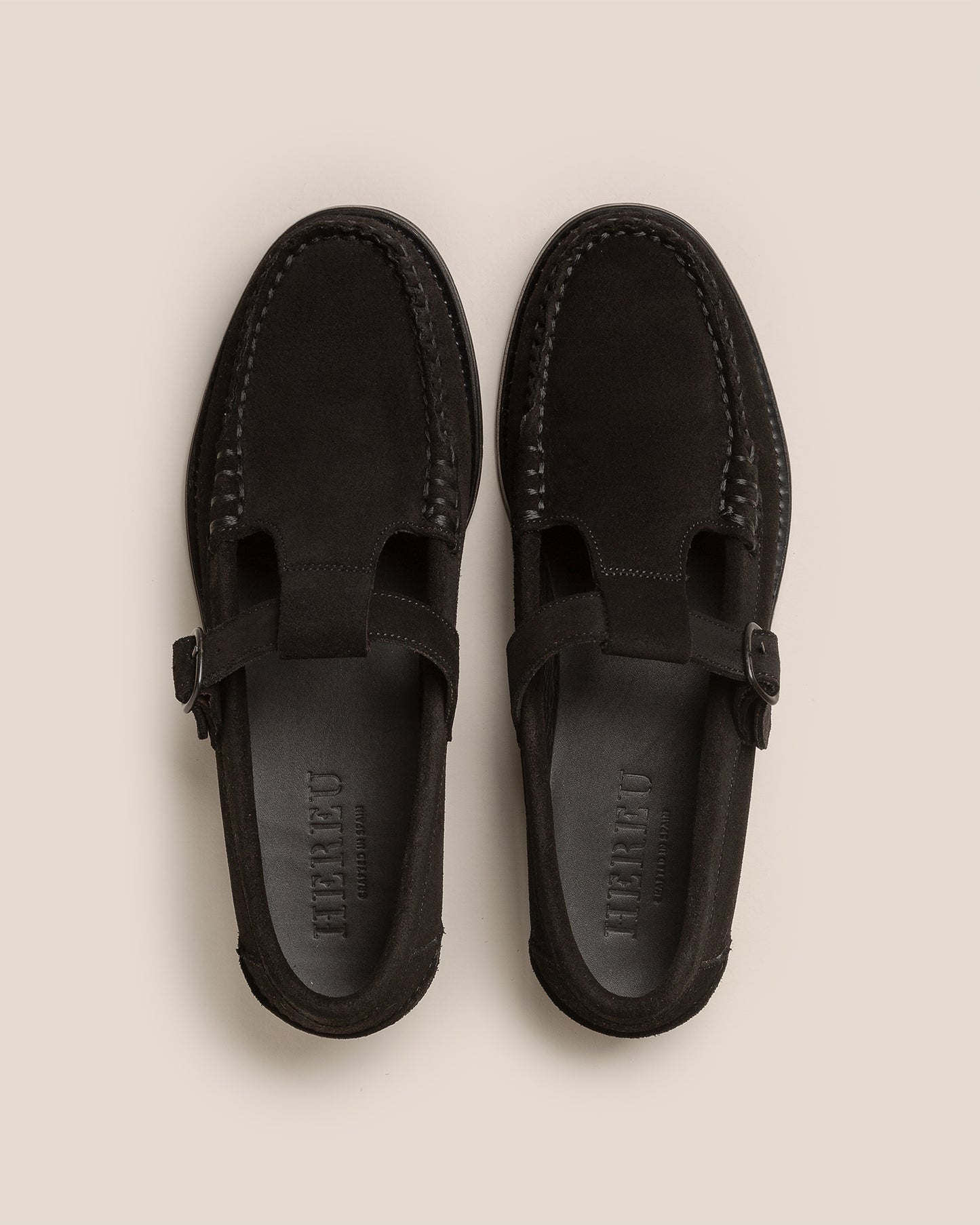 ALBER SUEDE - T-bar Loafer