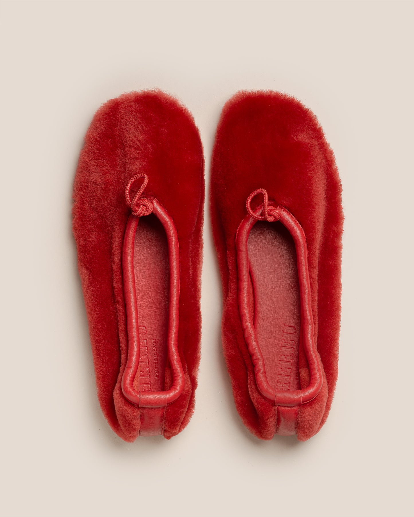 PUNTERA SHEARLING - Flat Pump