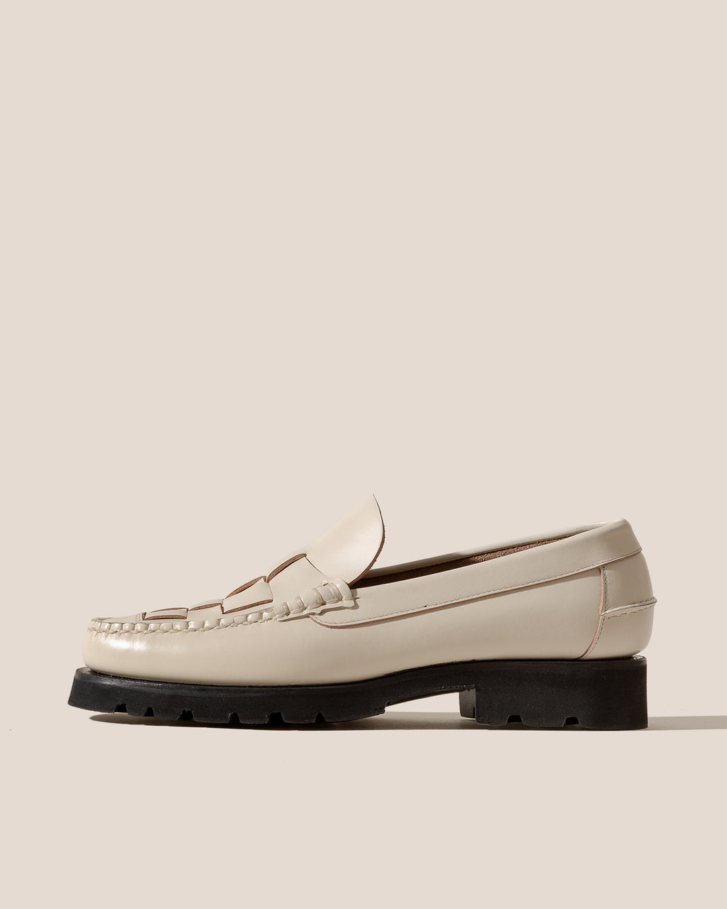 NOMBELA R SPORT - Tread Sole Interwoven Detail Slip-On Loafer