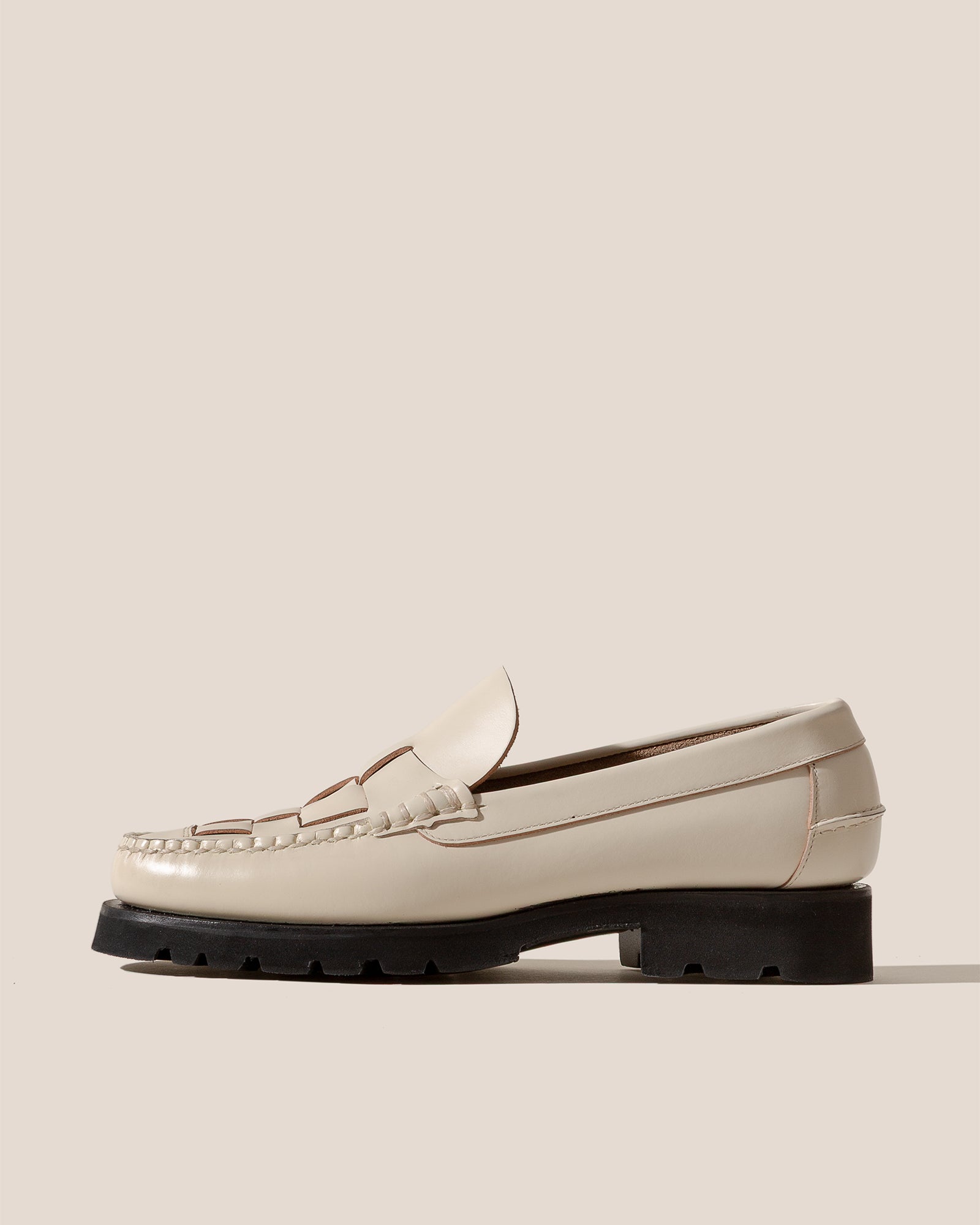 NOMBELA R SPORT - Tread Sole Interwoven Detail Slip-On Loafer