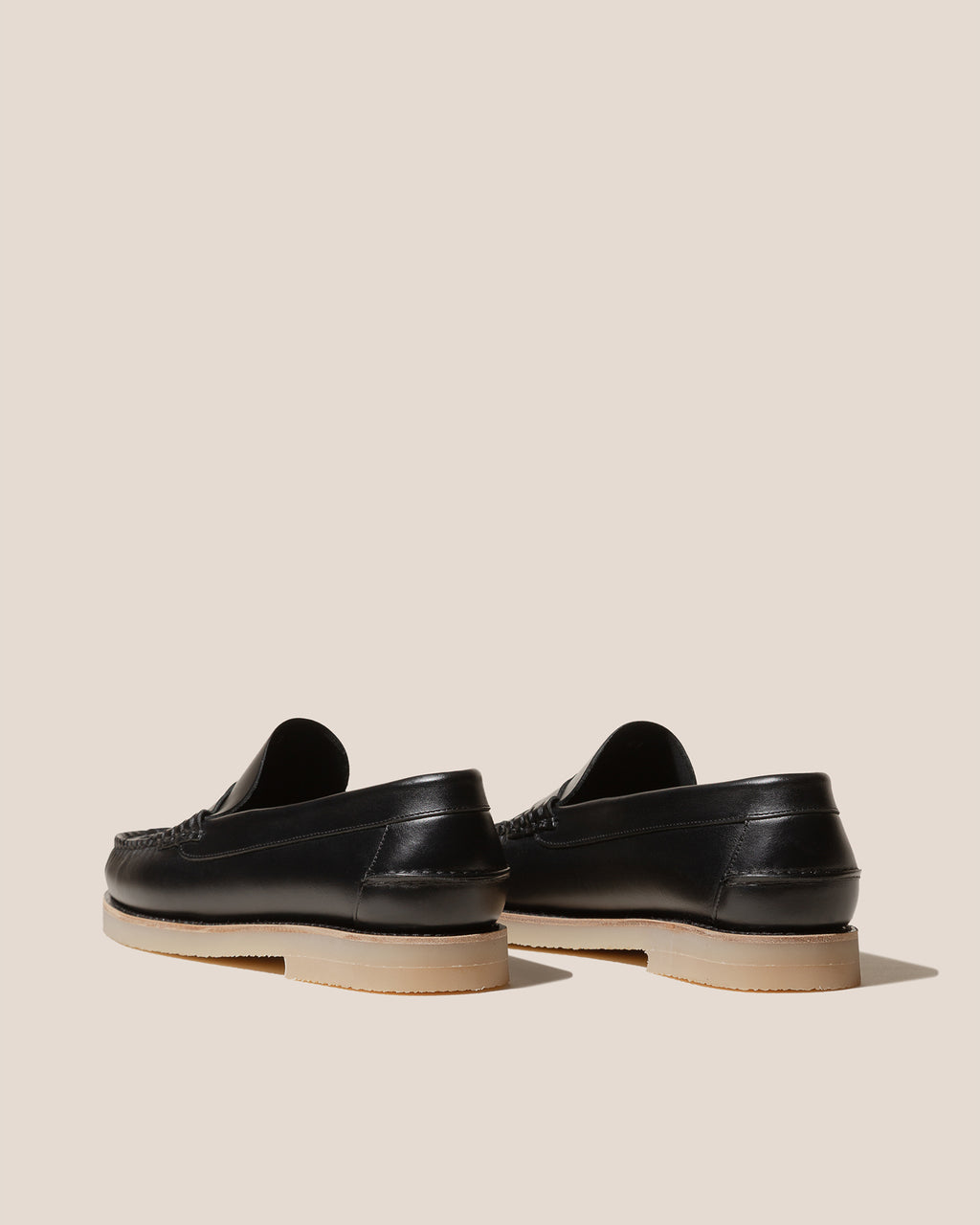 NOMBELA RUBBER VEG TAN - Men's Interwoven Detail Slip-On Loafer