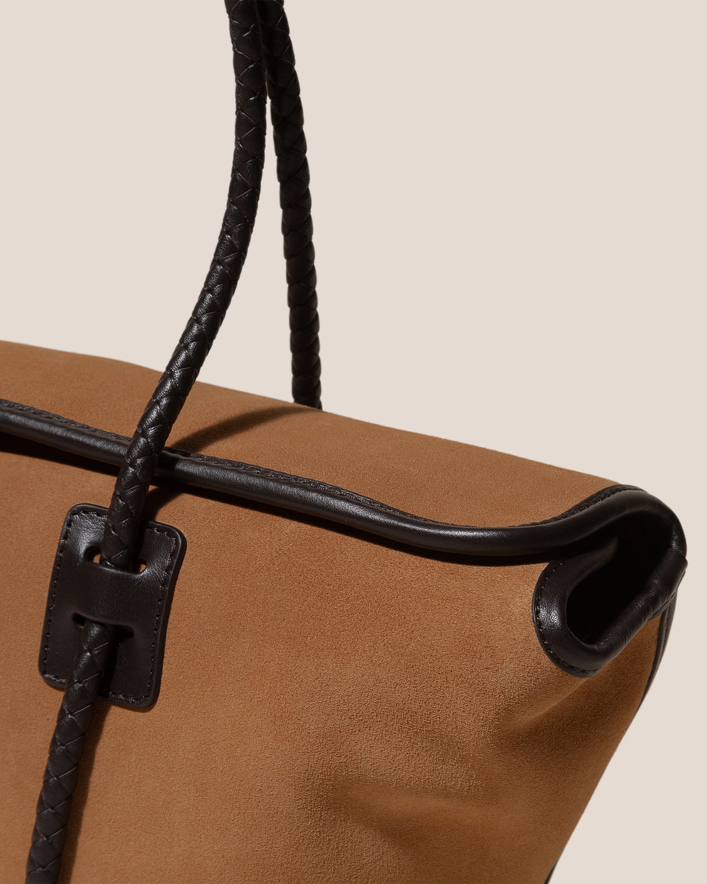 FORNA SUEDE - Leather Framed Shoulder Bag