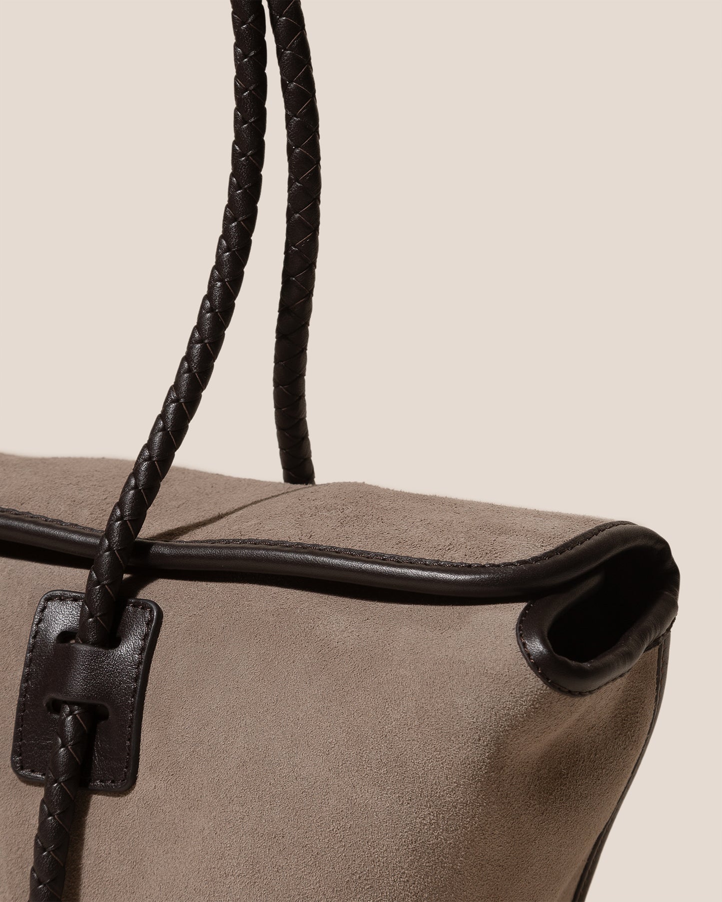 FORNA SUEDE - Leather Framed Shoulder Bag