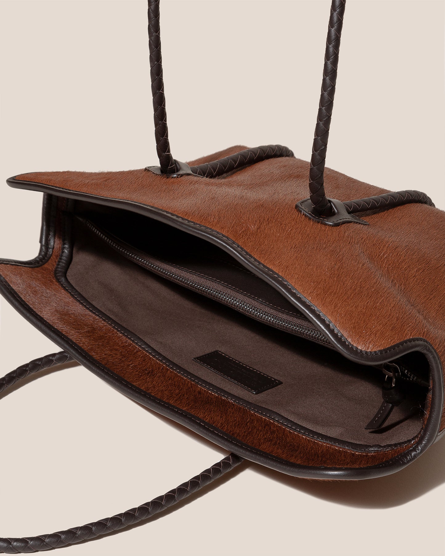 FORNA CALF HAIR - Leather Framed Shoulder Bag