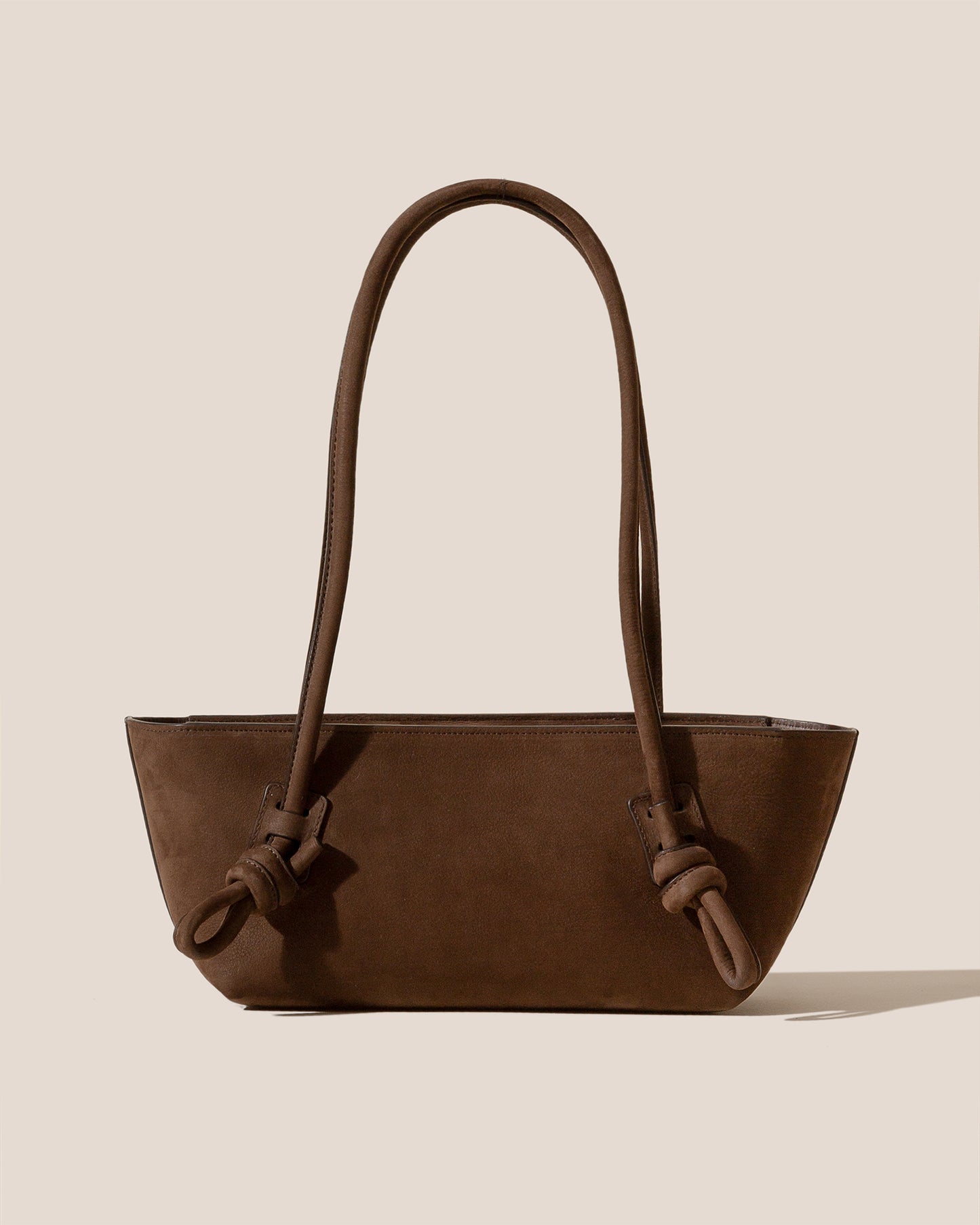 FLECA NUBUCK - Knotted-handle Shoulder Bag
