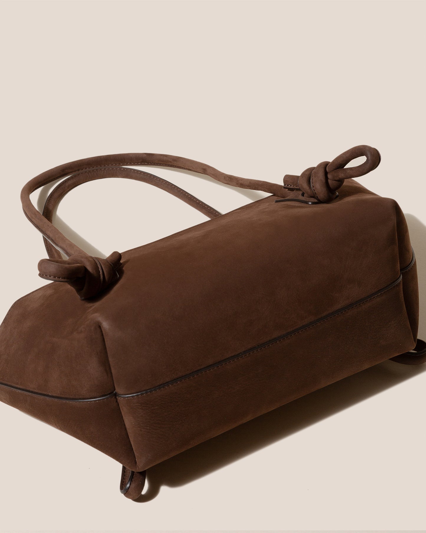 FLECA NUBUCK - Knotted-handle Shoulder Bag