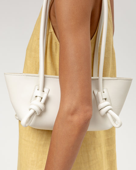 FLECA MINI SHOULDER - Knotted-handle Shoulder Bag