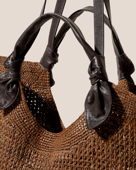 FONOL L RAFFIA - Crocheted Raffia Basket