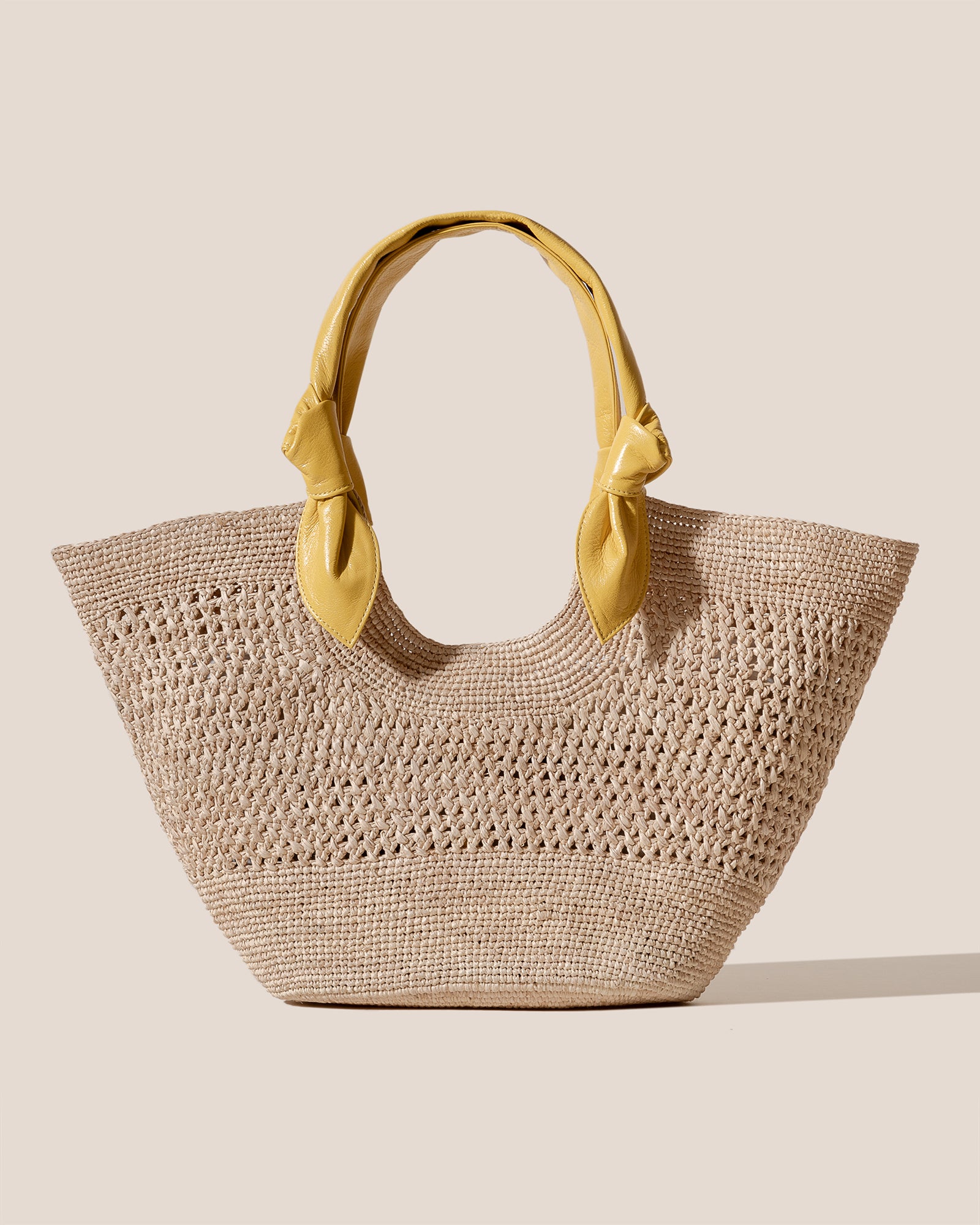 【HEREU】FONOL Crocheted Raffia Basket FONOL - Crocheted Raffia Basket – Hereu Studio