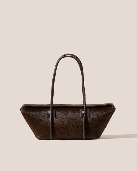 FORNA CALF HAIR - Leather-Framed Shoulder Bag