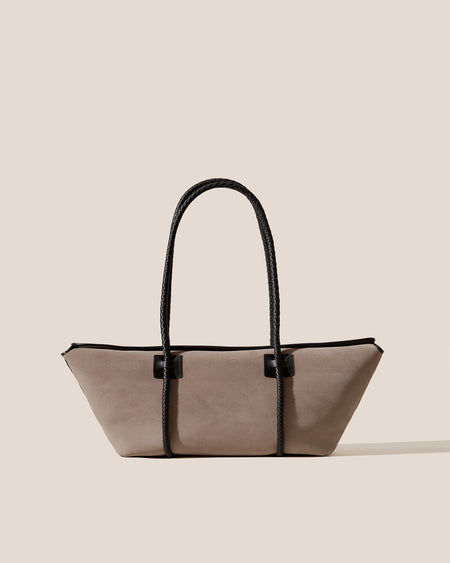 FORNA SUEDE - Leather Framed Shoulder Bag