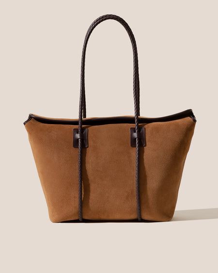 FORNA TOTE SUEDE - Leather Framed Shoulder Bag