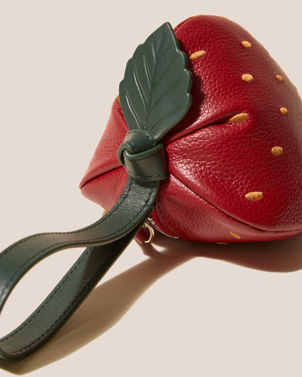 FRAULA - Strawberry-Shaped Leather Coin Purse