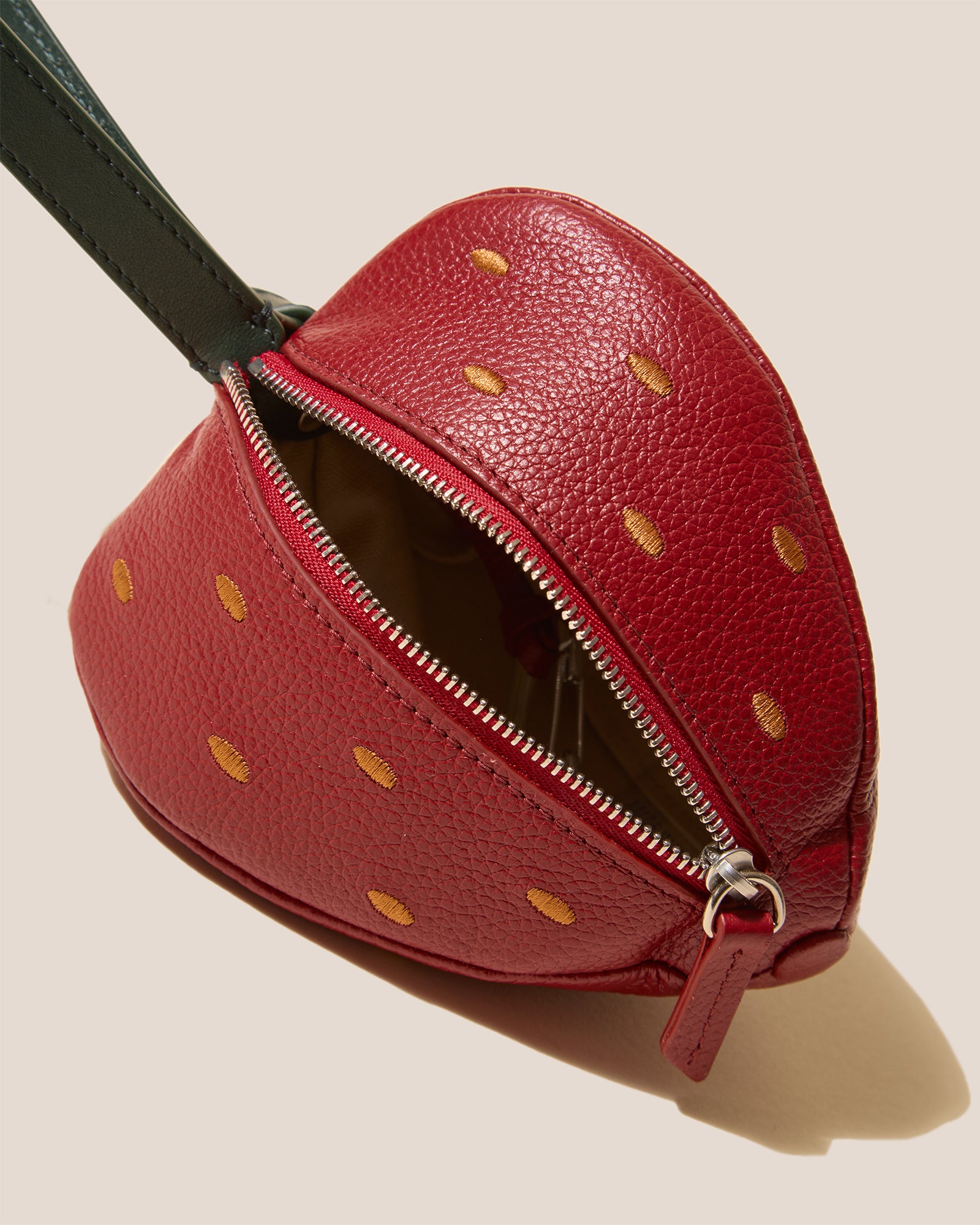 FRAULA - Strawberry-Shaped Leather Coin Purse
