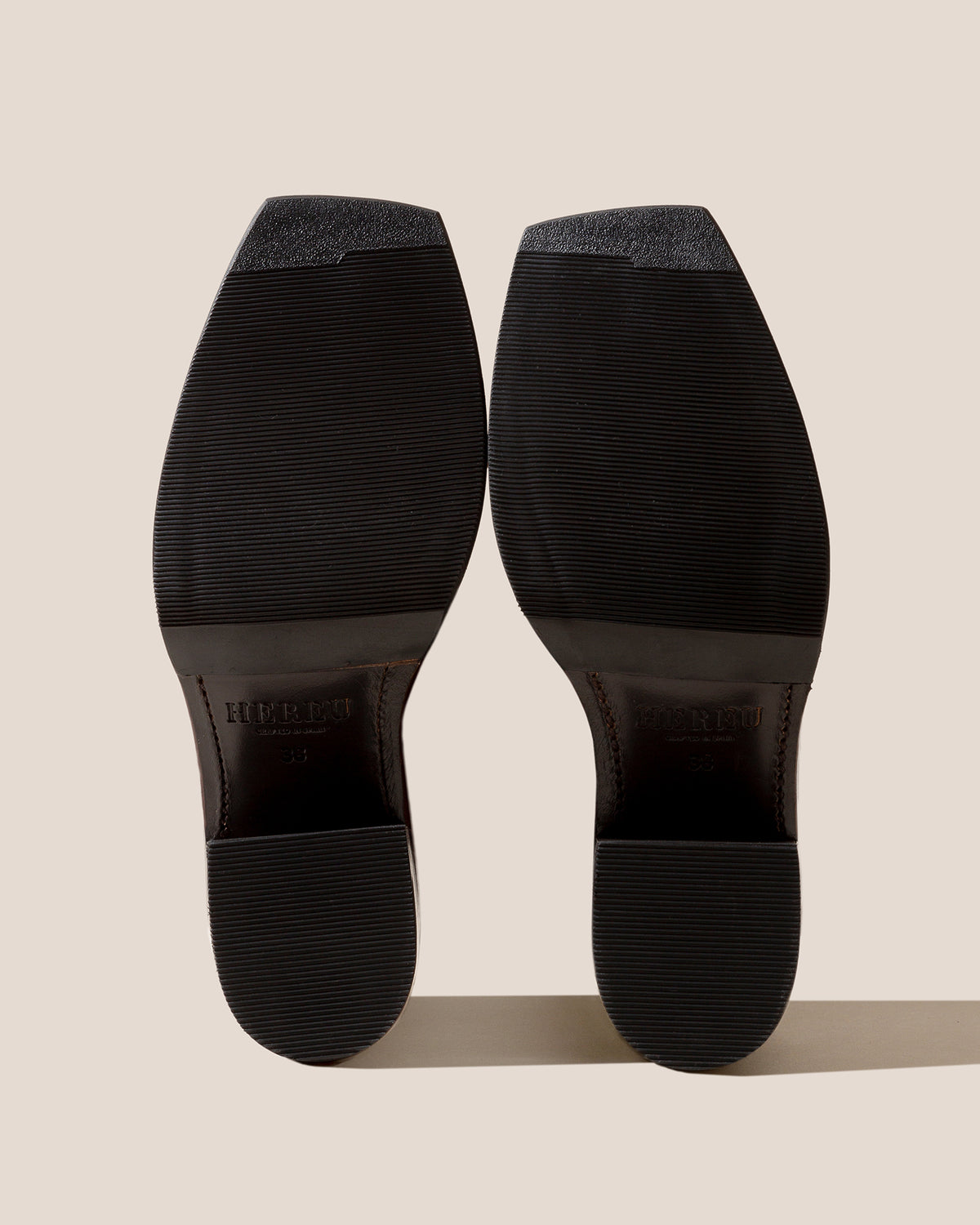 GALILEA SUEDE - Square-Toe Braided Detail Boot