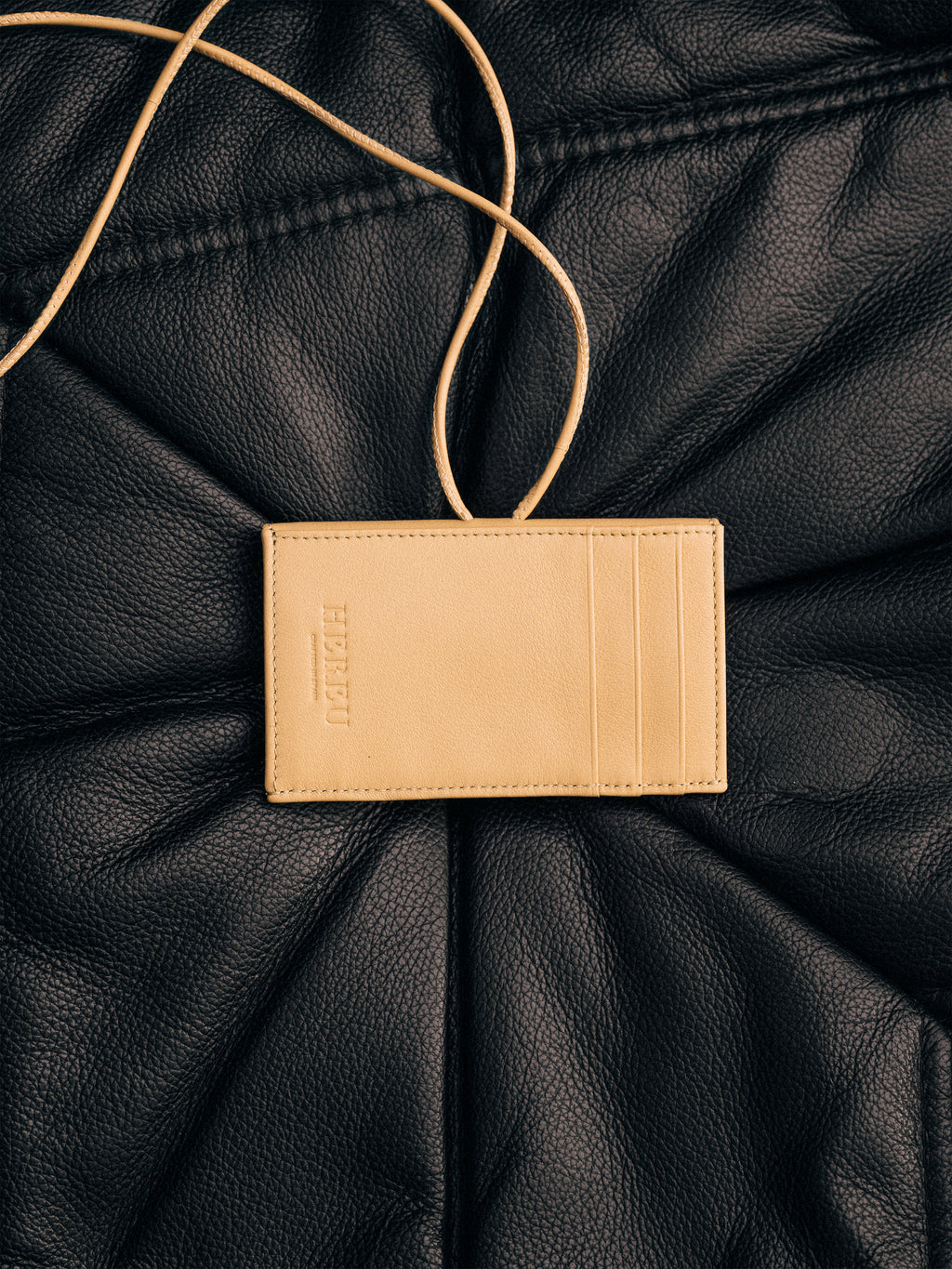 PENJAT - Leather Wallet with Strap