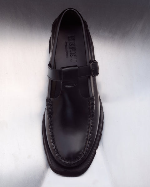 な*︎様 【HEREU】ALBER T-bar Loafer/black/38 HEREU_0a8de5c1-3c5a-42b3-9841-
