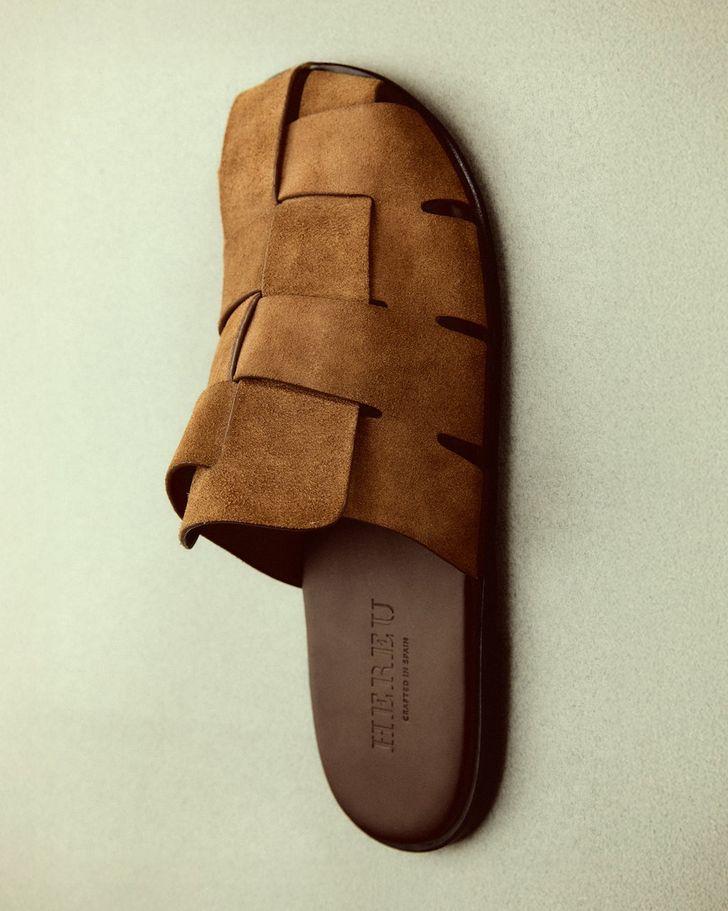 DIRA SLIM SUEDE - Men's Interwoven Mule