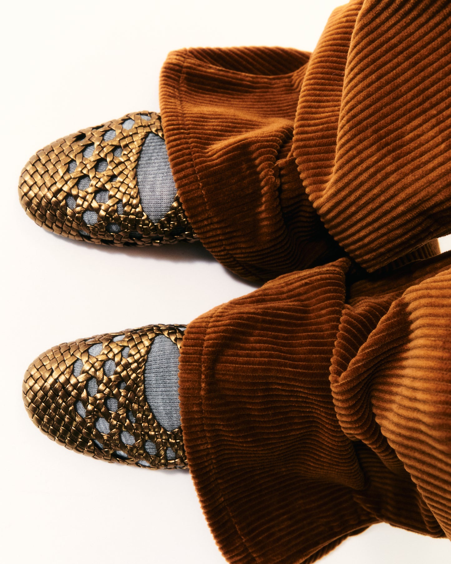 EMPURIA METALLIC - Woven Slingback Sandal