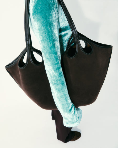 ESCALA SUEDE - Cut-Out Tote Bag