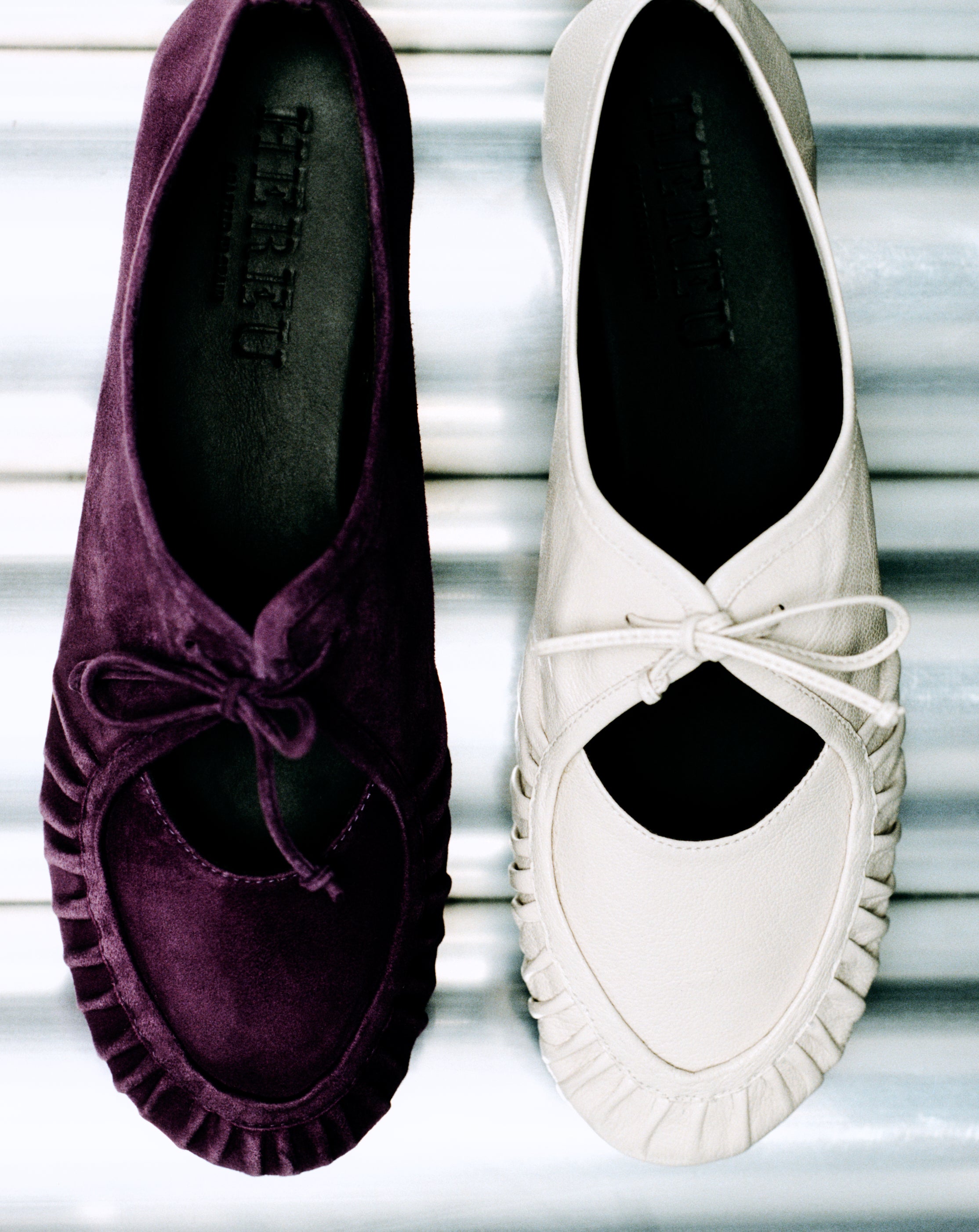 COVETA SUEDE - Pleated Lace-up Loafer – Hereu Studio