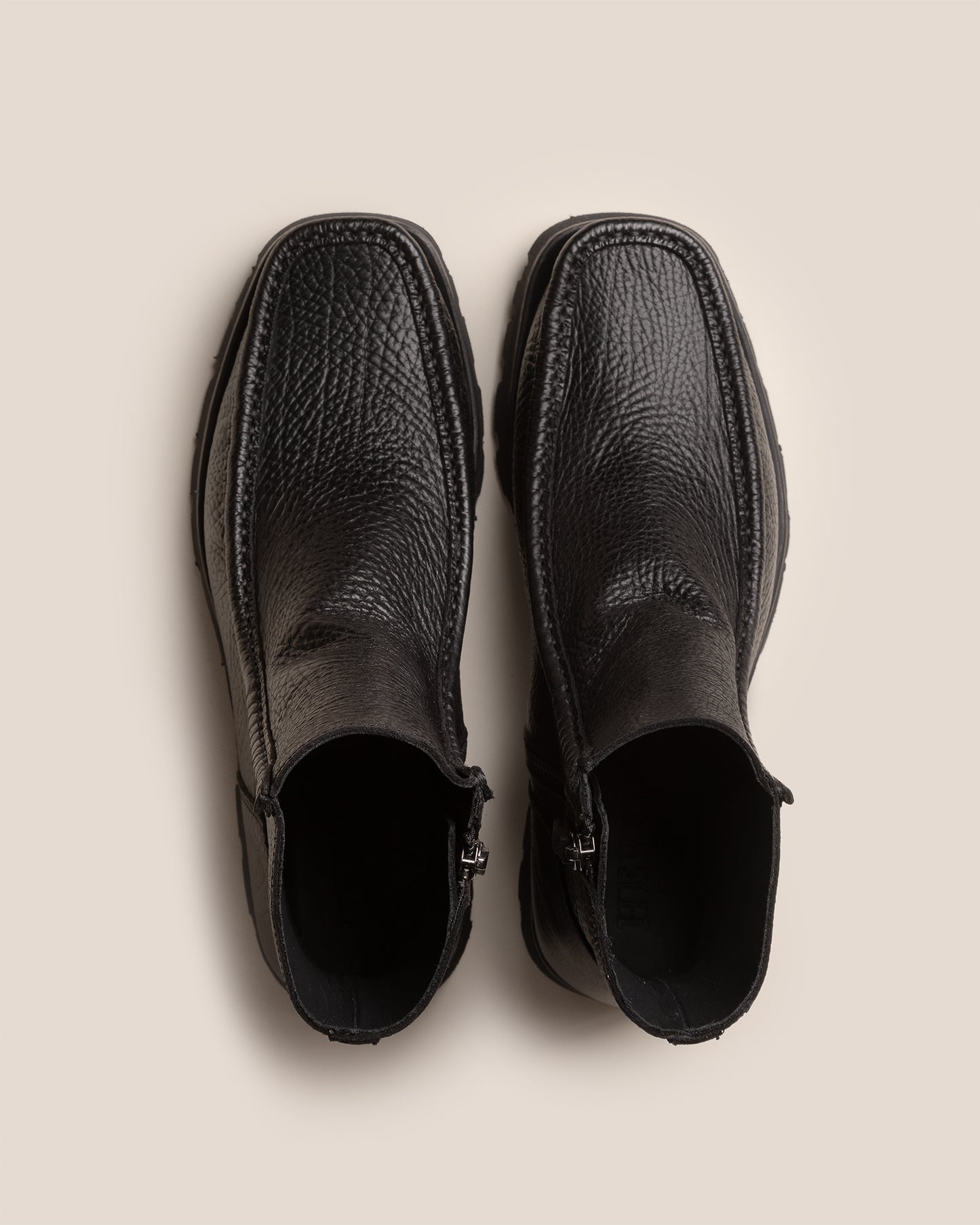 RIERA SPORT GRAINY - Men's Moc Toe Low-calf Boot