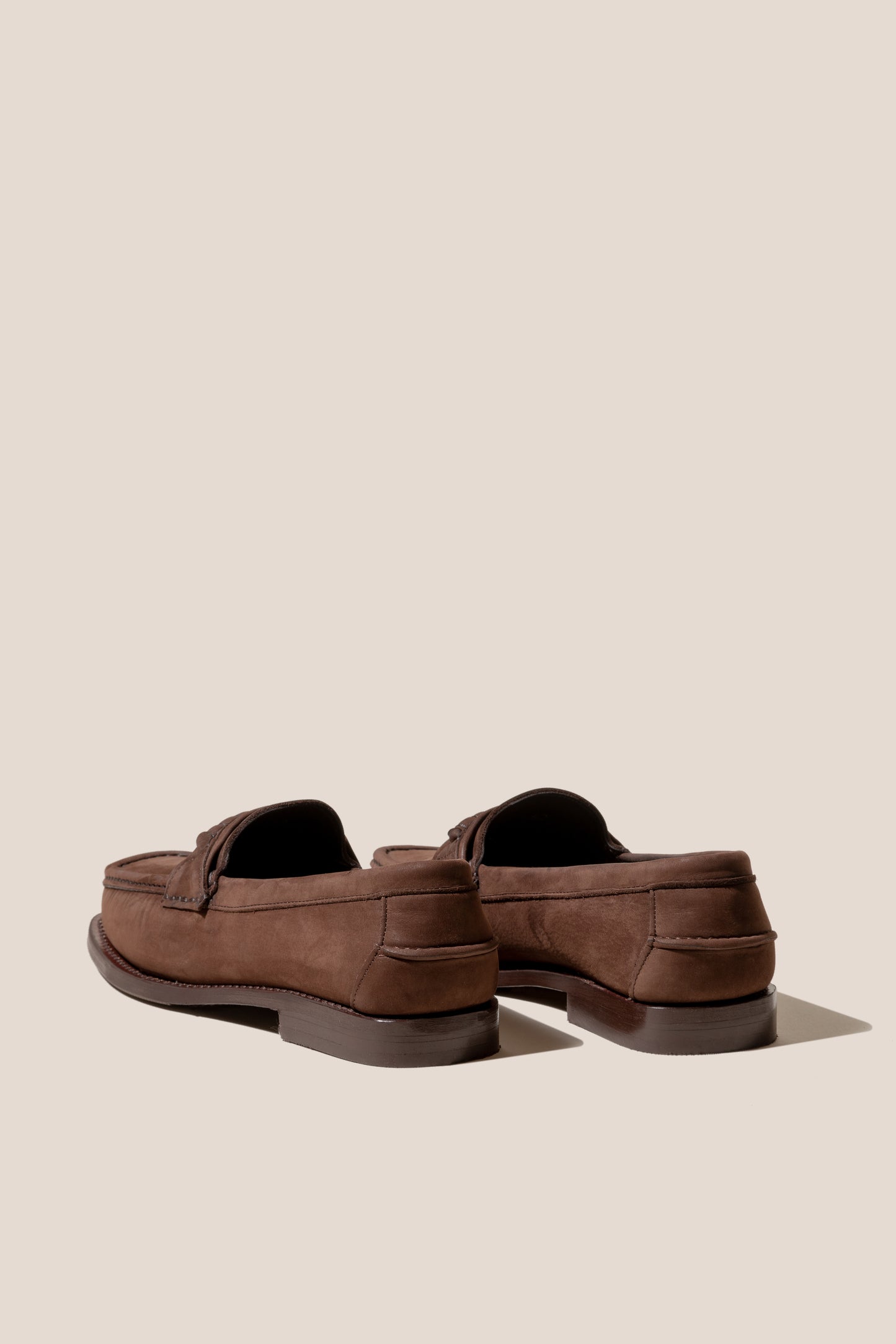 BORADA BORDÓN NOBUCK - Men's Slip-on Moc Toe Loafer