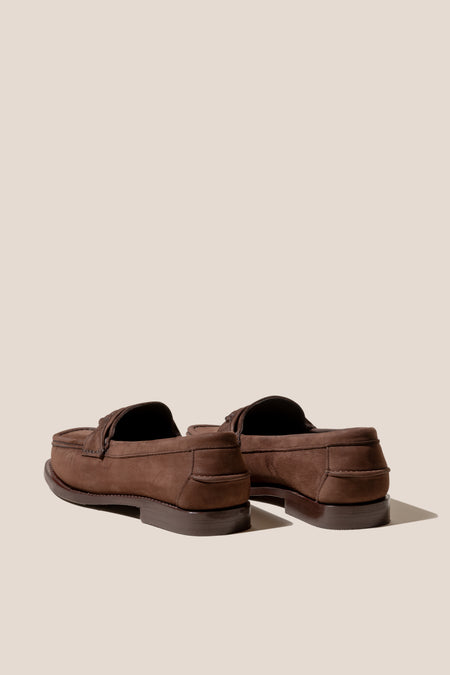 BORADA BORDON NUBUCK - Men's Slip-on Moc Toe Loafer