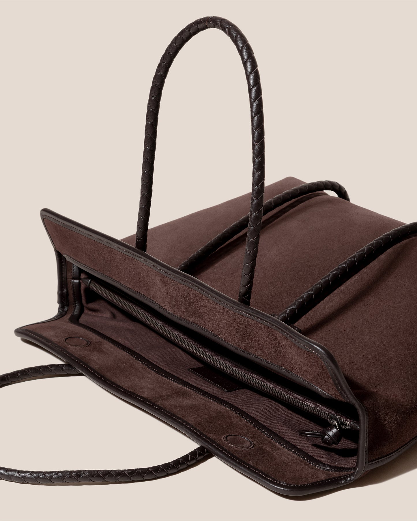 FORNA TOTE SUEDE - Leather Framed Shoulder Bag