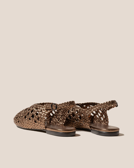EMPURIA METALLIC - Woven Slingback Sandal