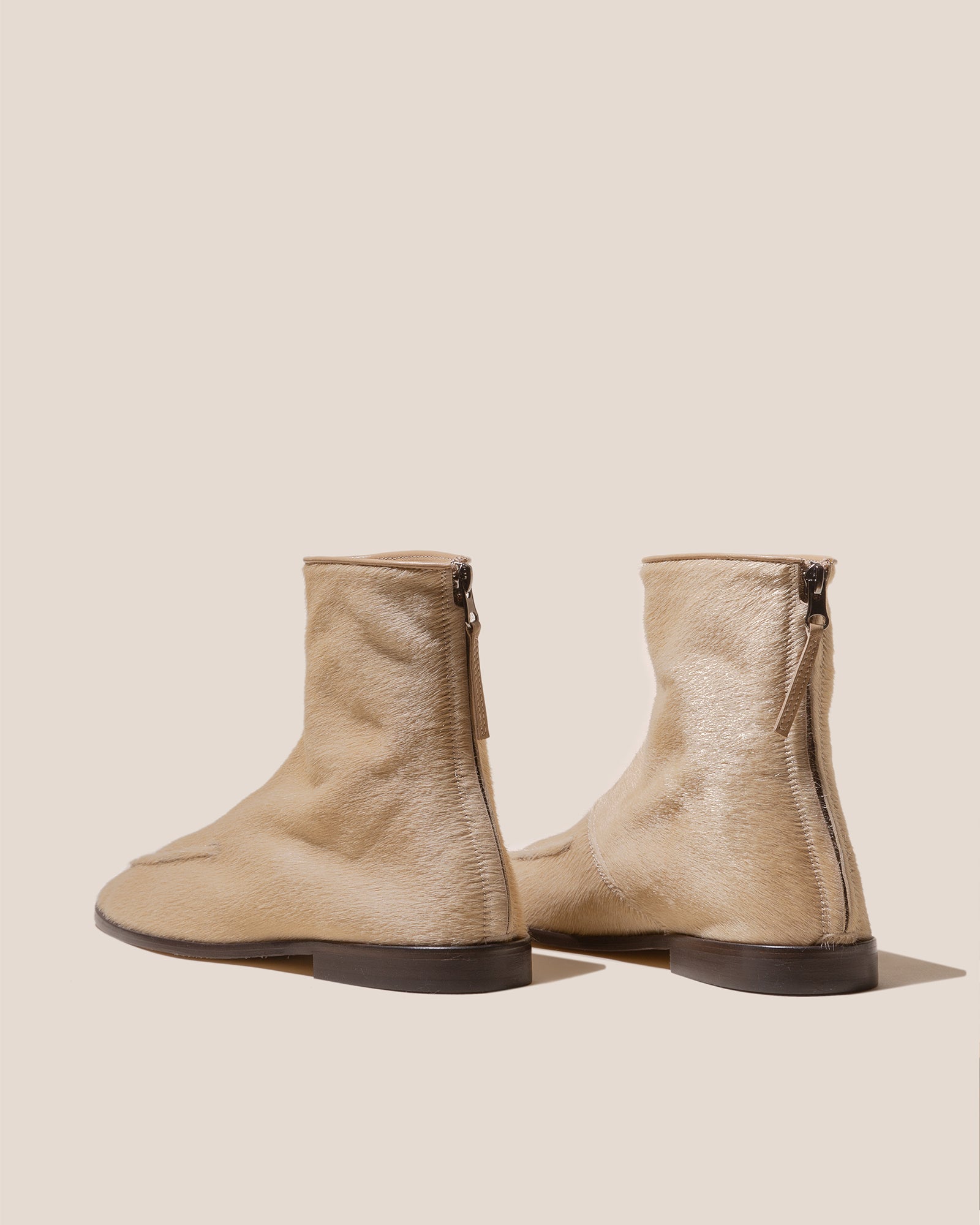 Herlipto / Side Bit Long Boots / taupe37 【公式通販】