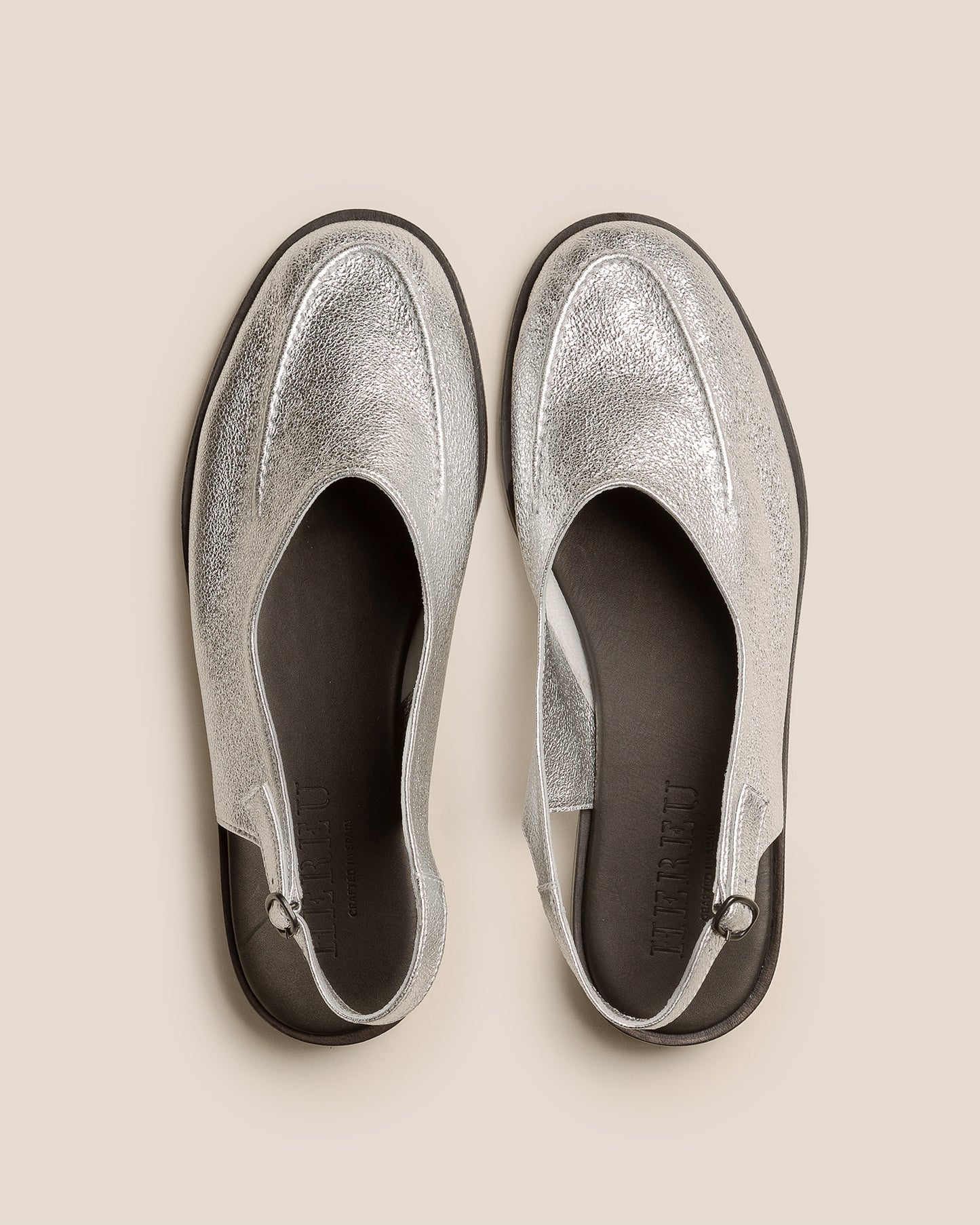 JULIOL SLINGBACK METALLIC - High-Cut Deconstructed Slingback Loafer