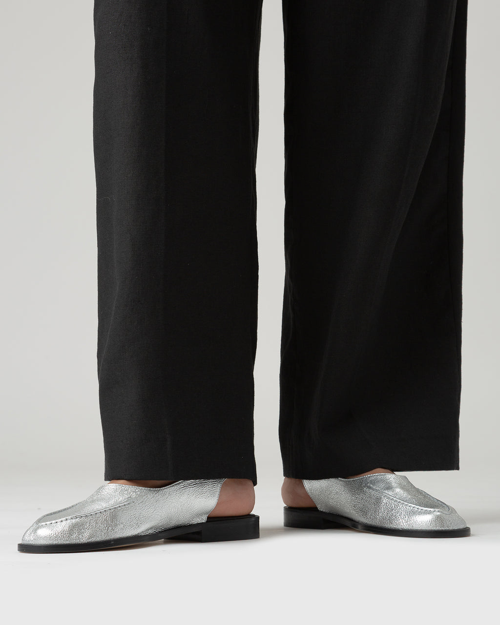 JULIOL SLINGBACK METALLIC - High-Cut Deconstructed Slingback Loafer