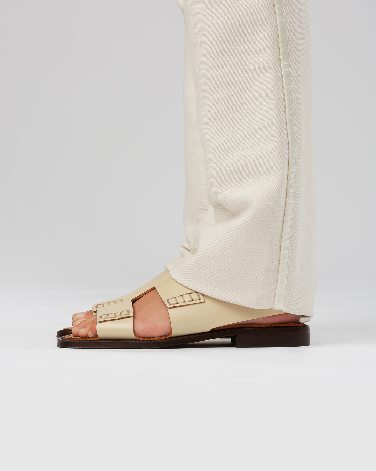 Hereu Barana leather sandals - White